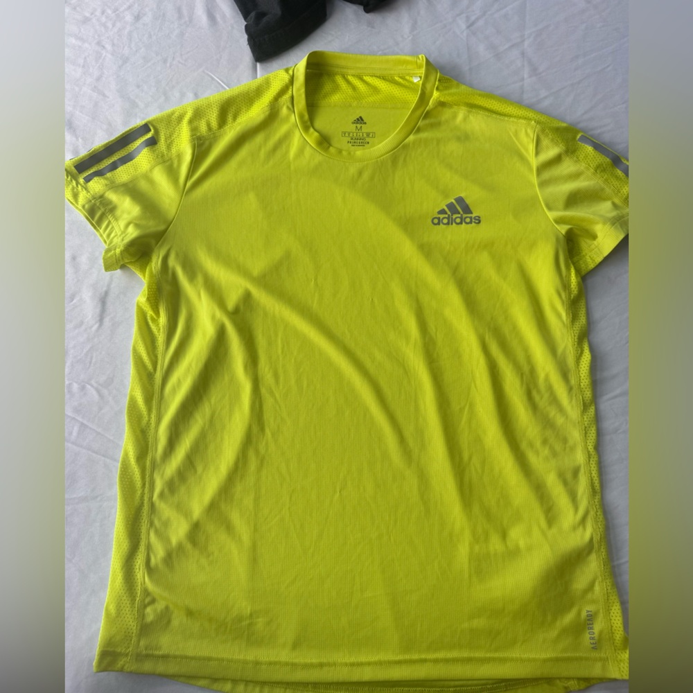 adidas Men's Neon Yellow Shirt